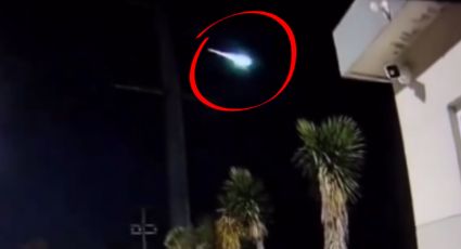 Extraña luz ilumina a los regios ¿Estrella fugaz o meteorito?