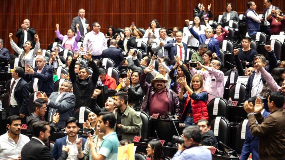 Sesión en la Cámara de Diputados.