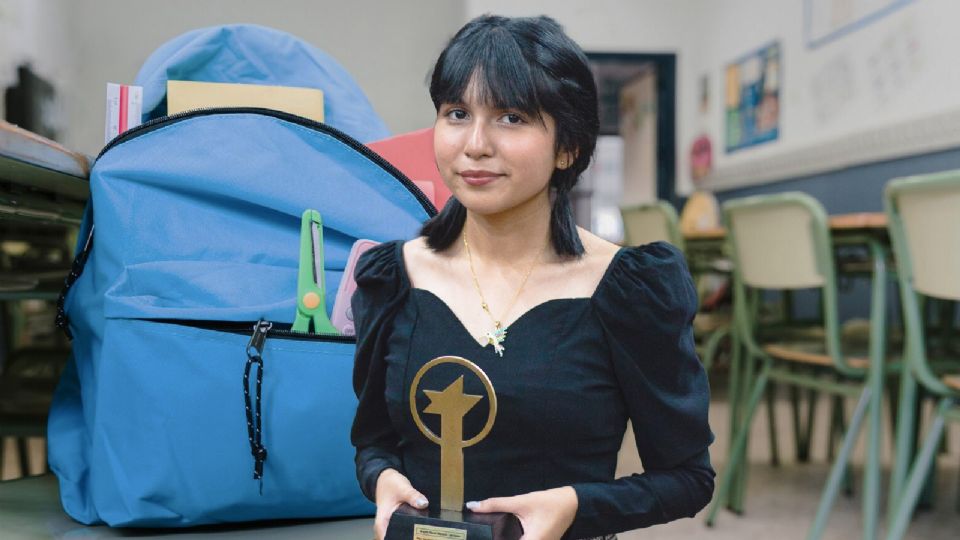 Ángela Elena Olazarán Laureano, ganadora a la mejor estudiante del mundo.