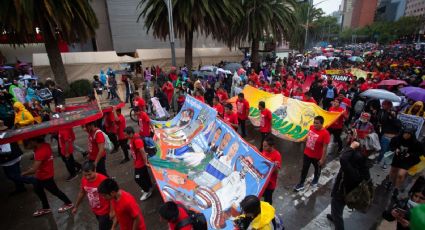 Reporta GCDMX asistencia de 10 mil personas a marcha por los 10 años del caso Ayotzinapa