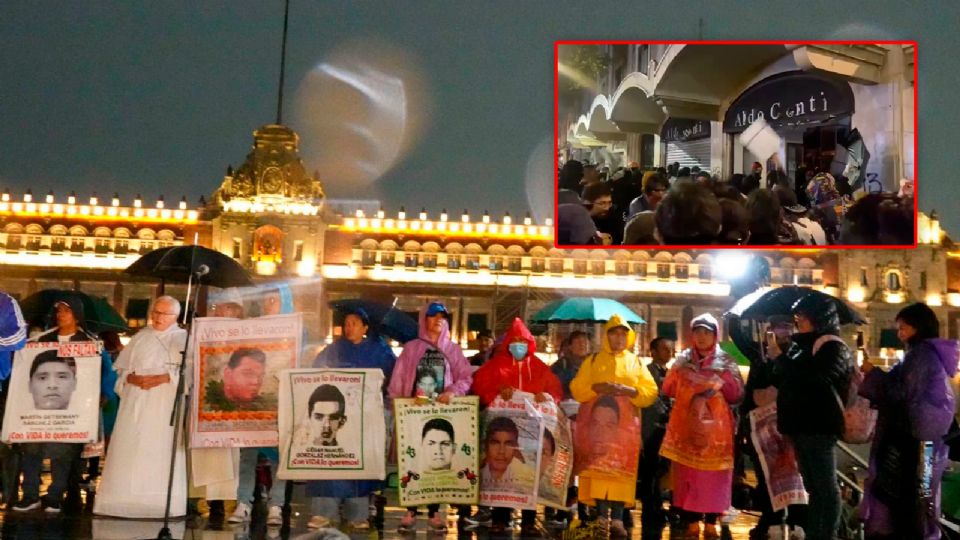 Marcha de Ayotzinapa: así se vivieron las manifestaciones en el Zócalo por los 10 años del caso.