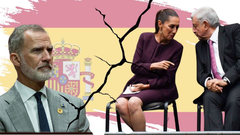 Claudia Sheinbaum, no invitó al rey Felipe VI por no responder sobre las disculpas por la Conquista.