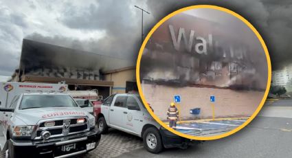 Así fue el momento en el que se incendió un supermercado en Zapopan, Jalisco | VIDEO