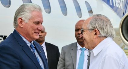 Miguel Díaz-Canel, presidente de Cuba, llega a México para investidura de Sheinbaum