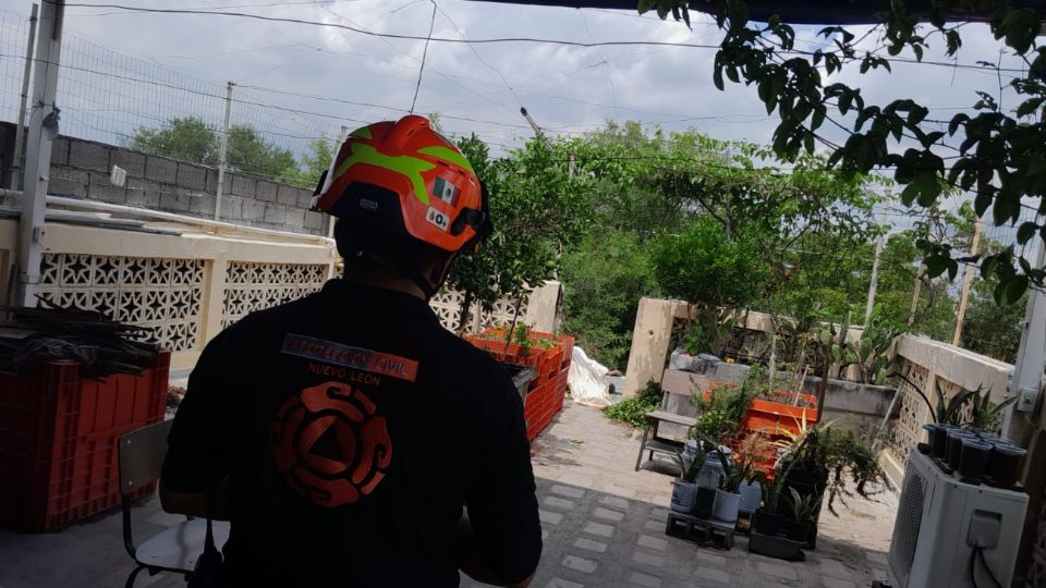 El accidente se registró en la segunda planta de un domicilio ubicado sobre la calle Monte Bello de la colonia Monte Verde.