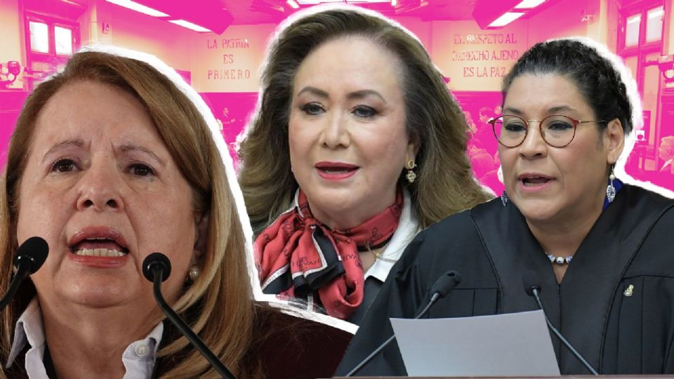 Las ministras de la SCJN, Loretta Ortiz, Yasmín Esquivel y Lenia Batres rechazaron el paro de labores del máximo tribunal.