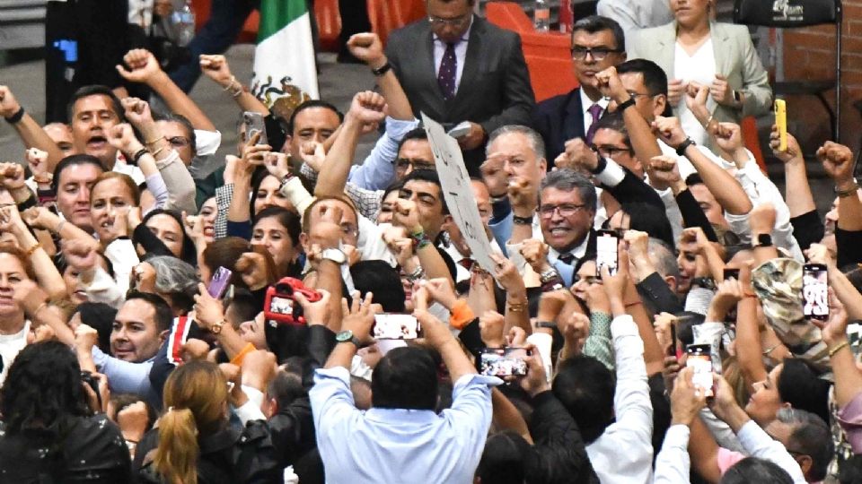 Sesión en la Cámara de Diputados sobre reforma judicial.