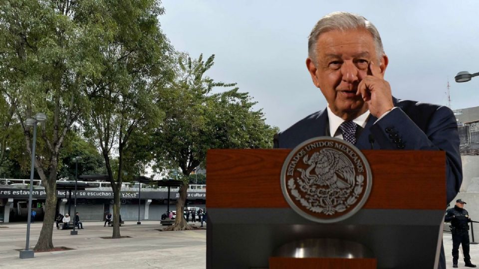 Martí Batres inauguró la Glorieta de los Insurgentes.