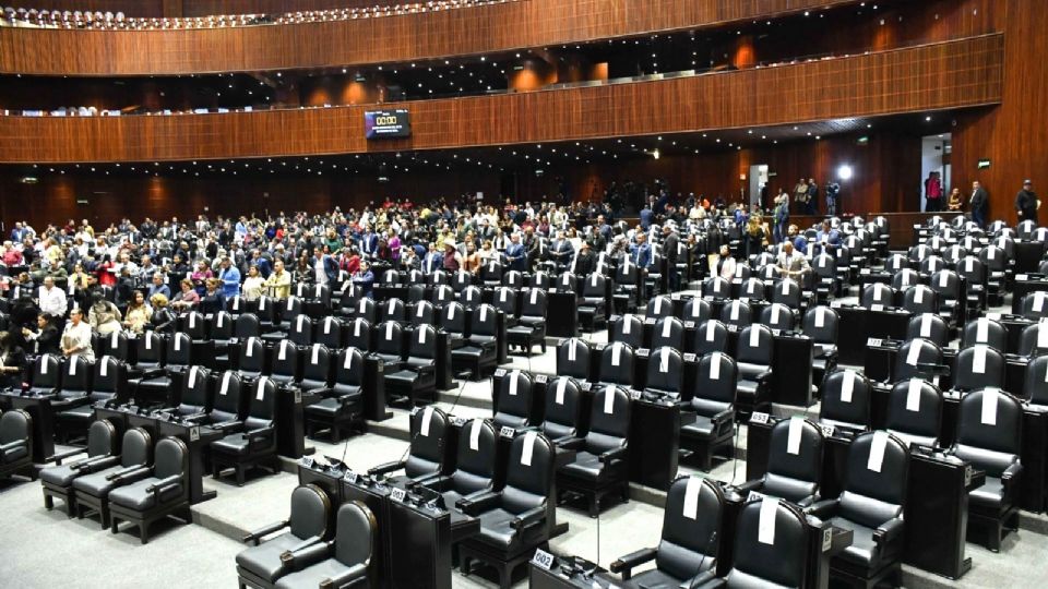 Sesión en la Cámara de Diputados.