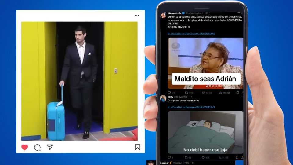 Los mejores memes de la salida de Adrián Marcelo de La Casa de los Famosos México