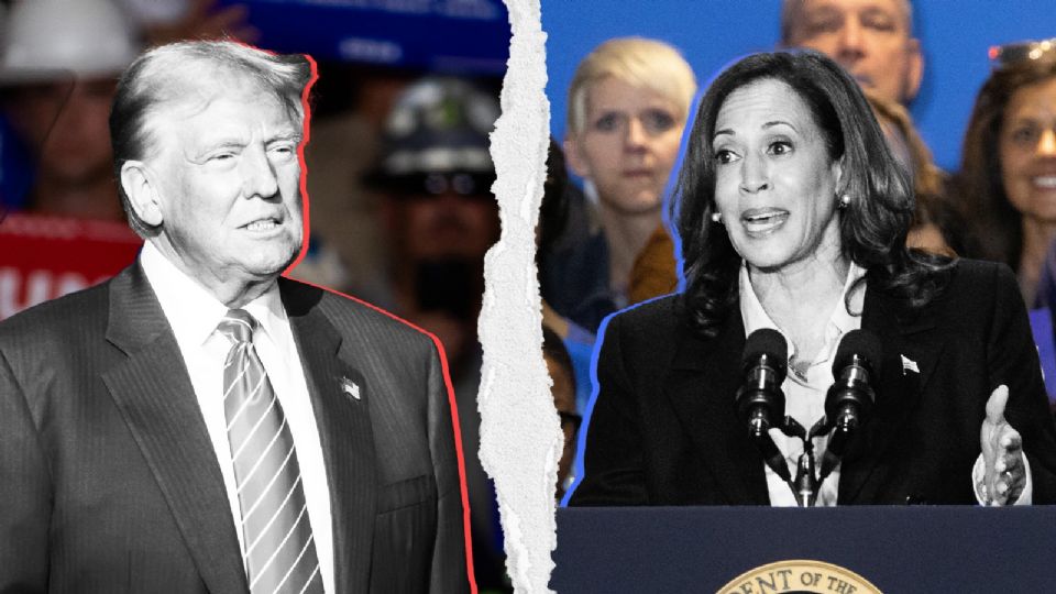 Kamala Harris y Donald Trump.