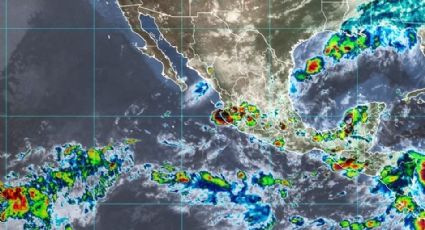 Anuncian sistema meteorológico con potencial ciclónico en zona de Campeche