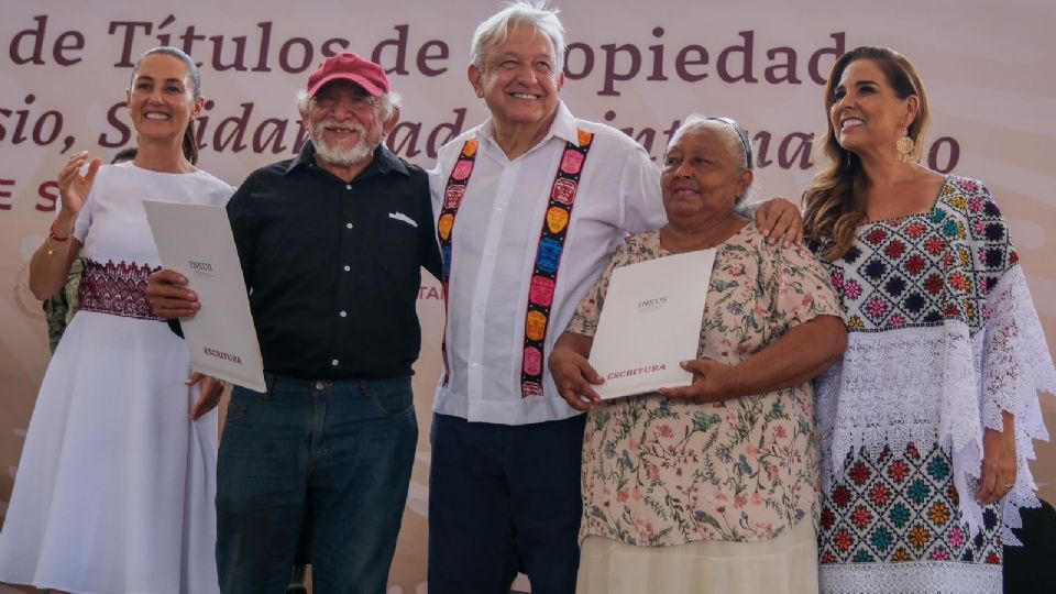 'La prosperidad está llegando al pueblo de Quintana Roo': Claudia Sheinbaum