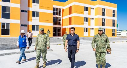 Visita Samuel García regimiento militarizado en Cerralvo