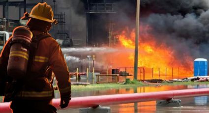 Así fue el incendio en la refinería de Salina Cruz, Oaxaca | VIDEO