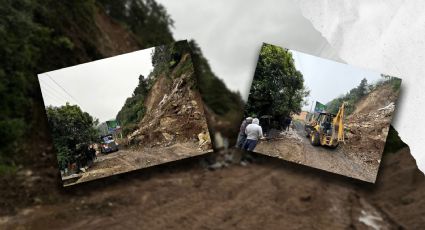 Así fue el deslizamiento de tierra en Querétaro por las lluvias (video)