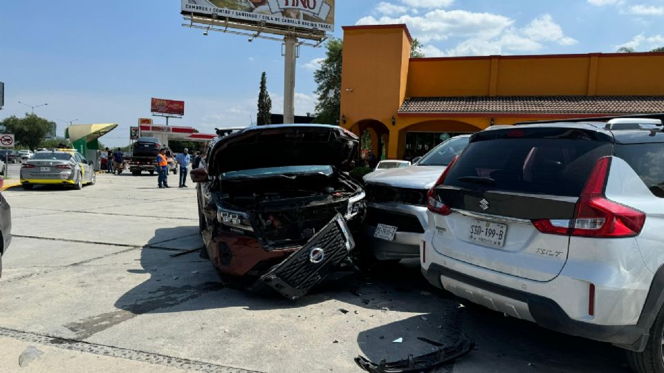 Accidente vial en Santiago moviliza a Protección Civil de Nuevo León