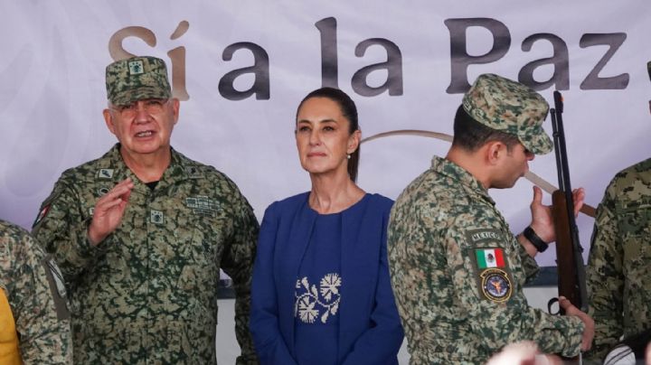 Claudia Sheinbaum encabeza arranque de '¡Sí al desarme, sí a la paz!' en la Basílica de Guadalupe