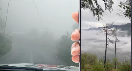 Neblina y lluvia complican tránsito hacia la carretera Cola de Caballo