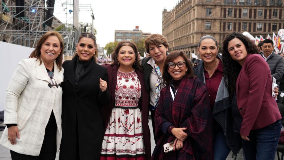 Luisa María Alcalde, líder nacional de Morena.