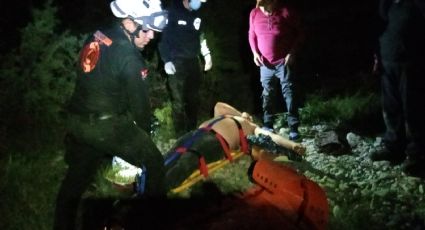 Hombre cae a arroyo desde caballo en García, Nuevo León