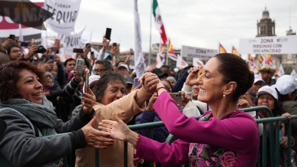 Claudia Sheinbaum presentó un informe de 100 días de gobierno.