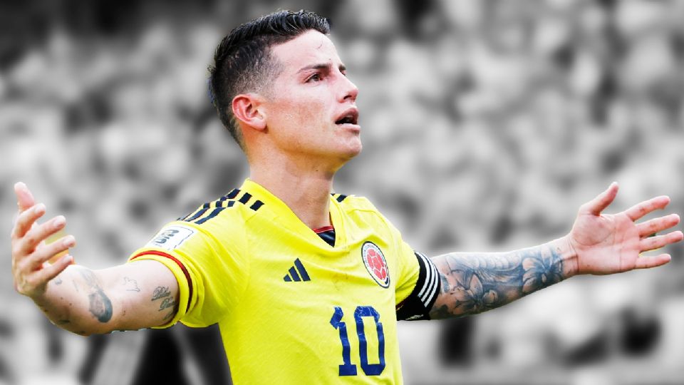 James Rodríguez es capitán de la selección colombiana.