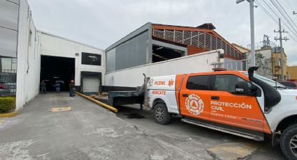 Hombre queda prensado por mala maniobra en fábrica de Apodaca