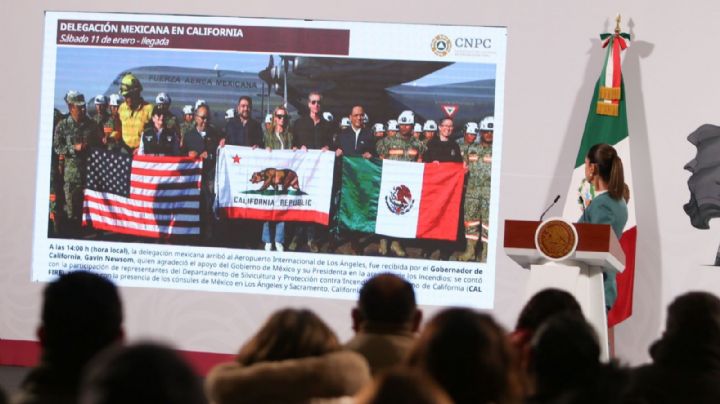 Realiza delegación mexicana labores de búsqueda y rescate por incendios en California