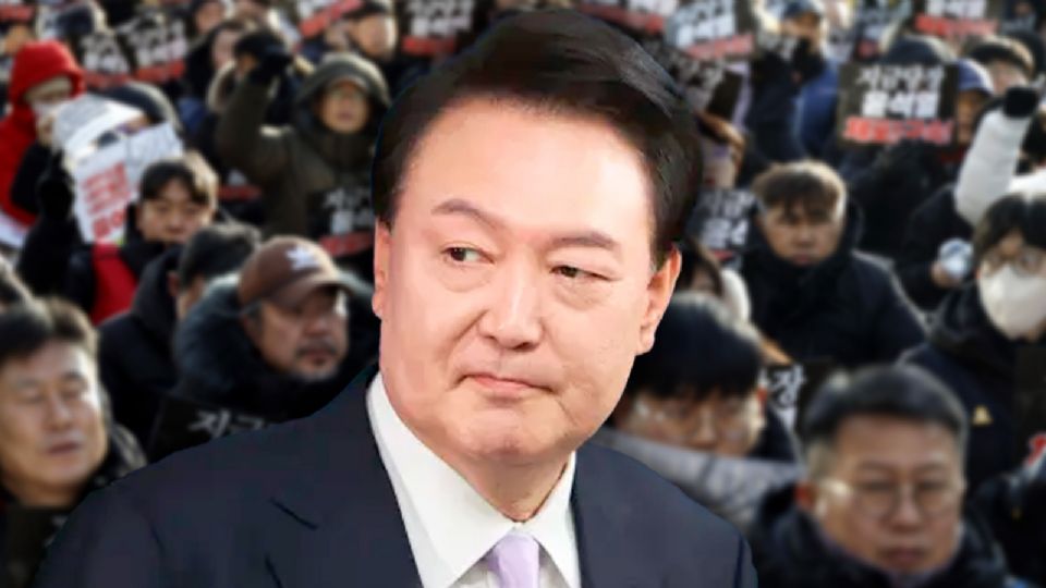 Yoon Suk-yeol, presidente de Corea del Sur, antes de su arresto este 2025.