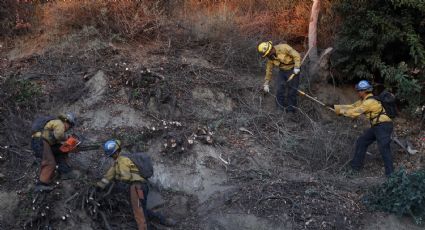 Héroes mexicanos colaboran con California en la lucha contra incendios forestales