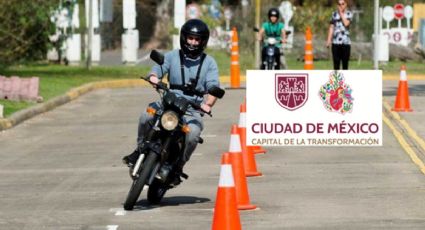 Así puedes tomar un curso gratis de manejo de motocicleta en CDMX