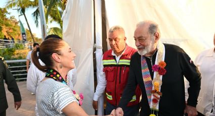 Carlos Slim reconoce a Claudia Sheinbaum por programa de apoyo a Acapulco