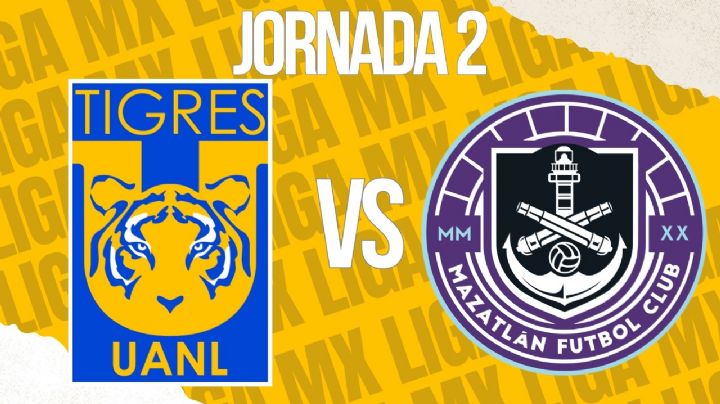 Tigres vs Mazatlán: ¿Cuándo y dónde ver el juego de la Jornada 2 de la Liga MX en vivo?