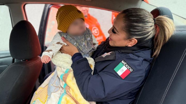 Rescatan a bebé de seis meses tras encontrarlo solo en un auto en Guadalupe