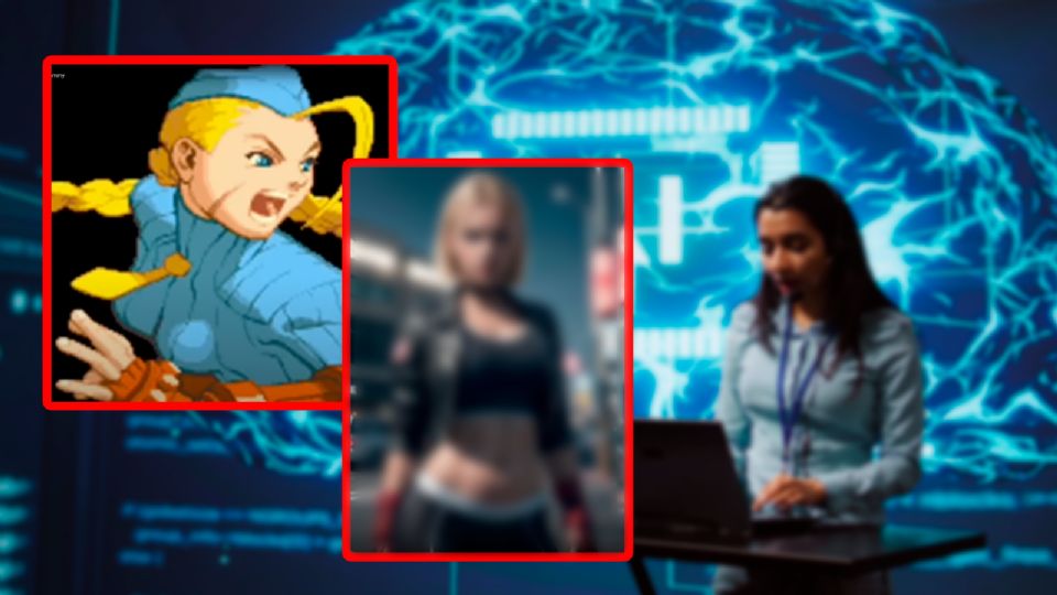 La Inteligencia Artificial recrea a Cammy White de Street Fighter.