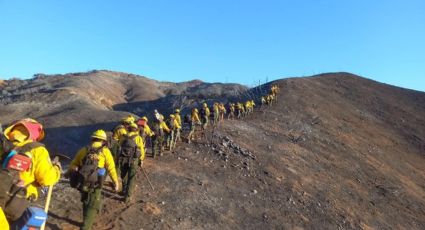 Continúa el apoyo mexicano en combate a incendios en Los Ángeles