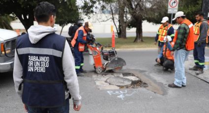 Reparará San Pedro registros sanitarios dañados en avenidas