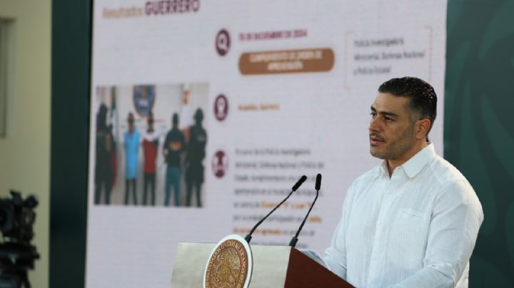 Destaca Harfuch resultados de seguridad en Guerrero y Acapulco