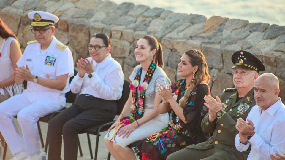 Claudia Sheinbaum, presidenta de México y Evelyn Salgado, gobernadora de Guerrero.