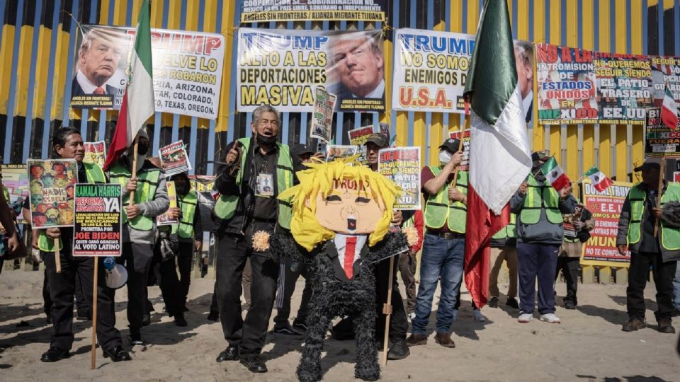 Protesta contra Donald Trump.