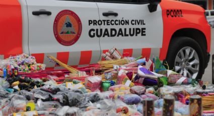 Decomisan más de 300 kilos de pirotecnia en Guadalupe tras denuncias ciudadanas