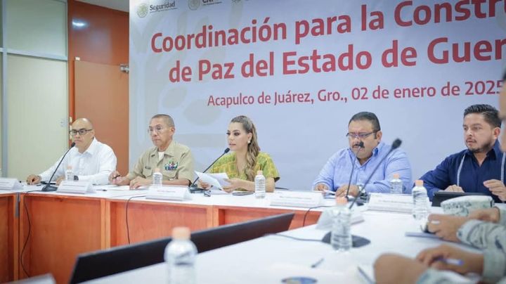 Evelyn Salgado encabeza Mesa de Coordinación para la Construcción de la Paz en Acapulco