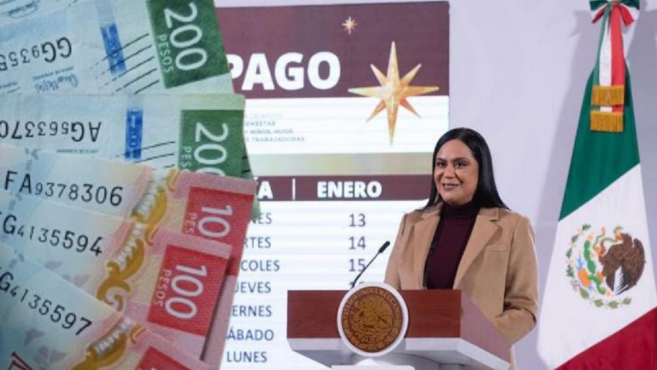 Adriana Montiel, titular de la Secretaría de Bienestar compartió el calendario de pagos en la conferencia matutina.