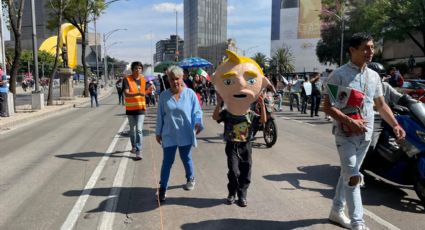 Tras toma de protesta de Trump, marchan 900 inconformes en avenida Reforma