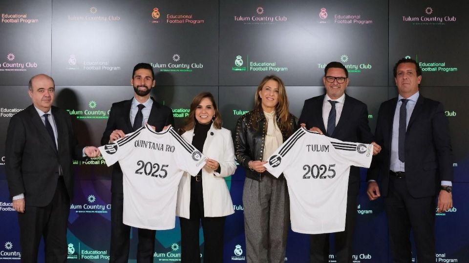 En el marco de las actividades previas de FITUR 2025, Grupo Piñero y Fundación Real Madrid refuerzan lazos para brindar becas a niñas, niños y jóvenes de comunidades de Quintana Roo.