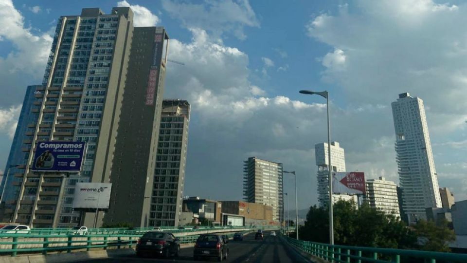 Vientos fuertes en la Ciudad de México.