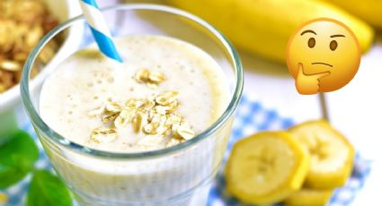 ¿Para qué sirve tomar licuado de avena con plátano?