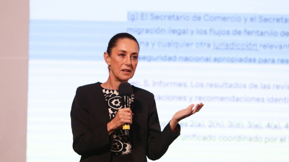 Claudia Sheinbaum Pardo, presidenta de México.