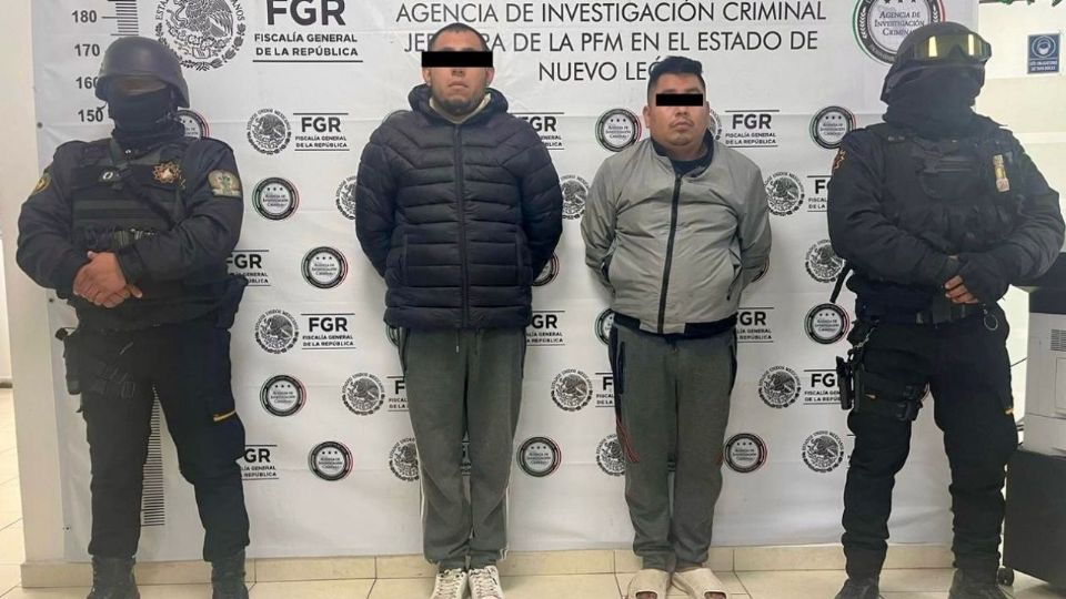 Los detenidos fueron identificados como Santiago “N” y Orlando “N”, ambos de 30 años.